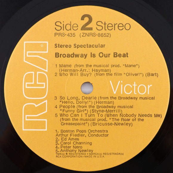 Ed Ames – Broadway Is Our Beat Stereo Spectacular Vinyl LP Record RCA PRS-435 - Picture 9 of 14